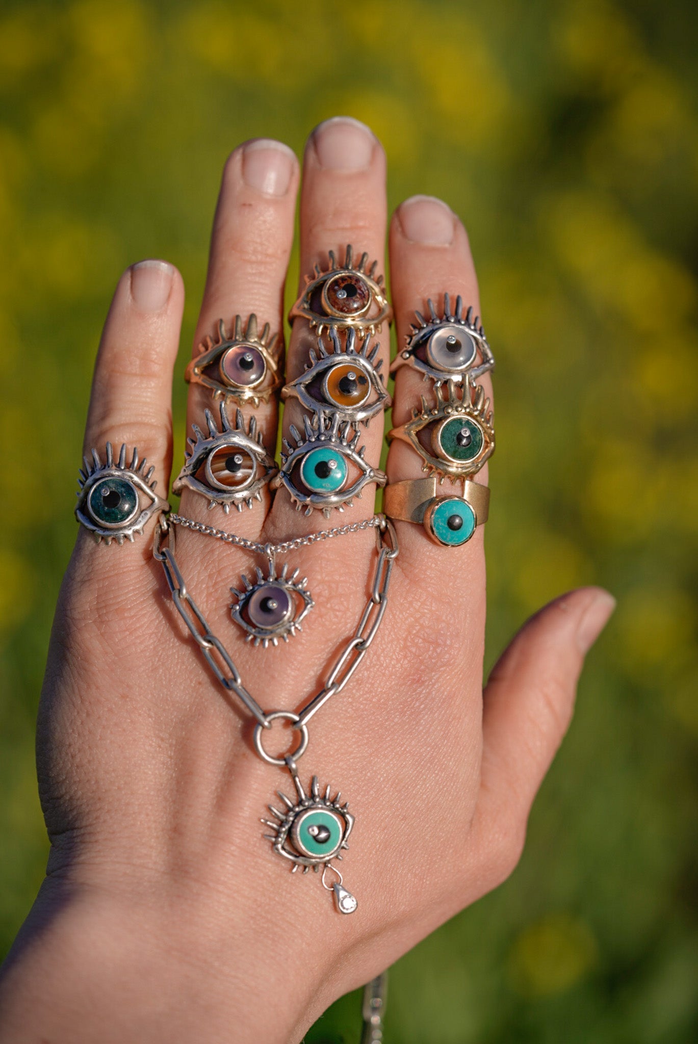 The Eye Sterling Silver - Size 5.75