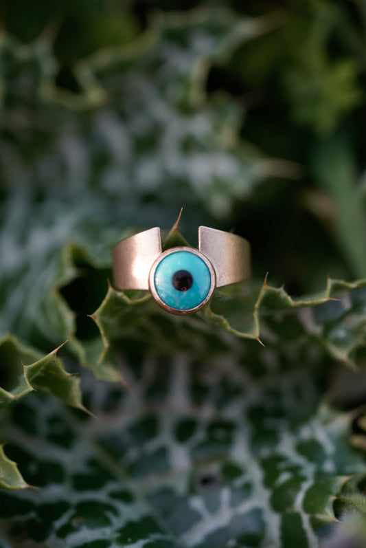 The Eye Ring Brass - Size 9