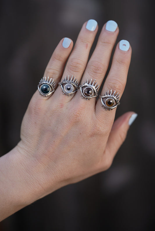 The Eye Sterling Silver - Size 5.75
