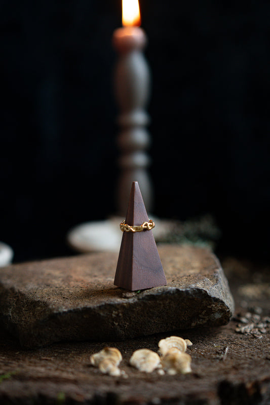 Unbound Ring 3 - Brass - Size 6.75