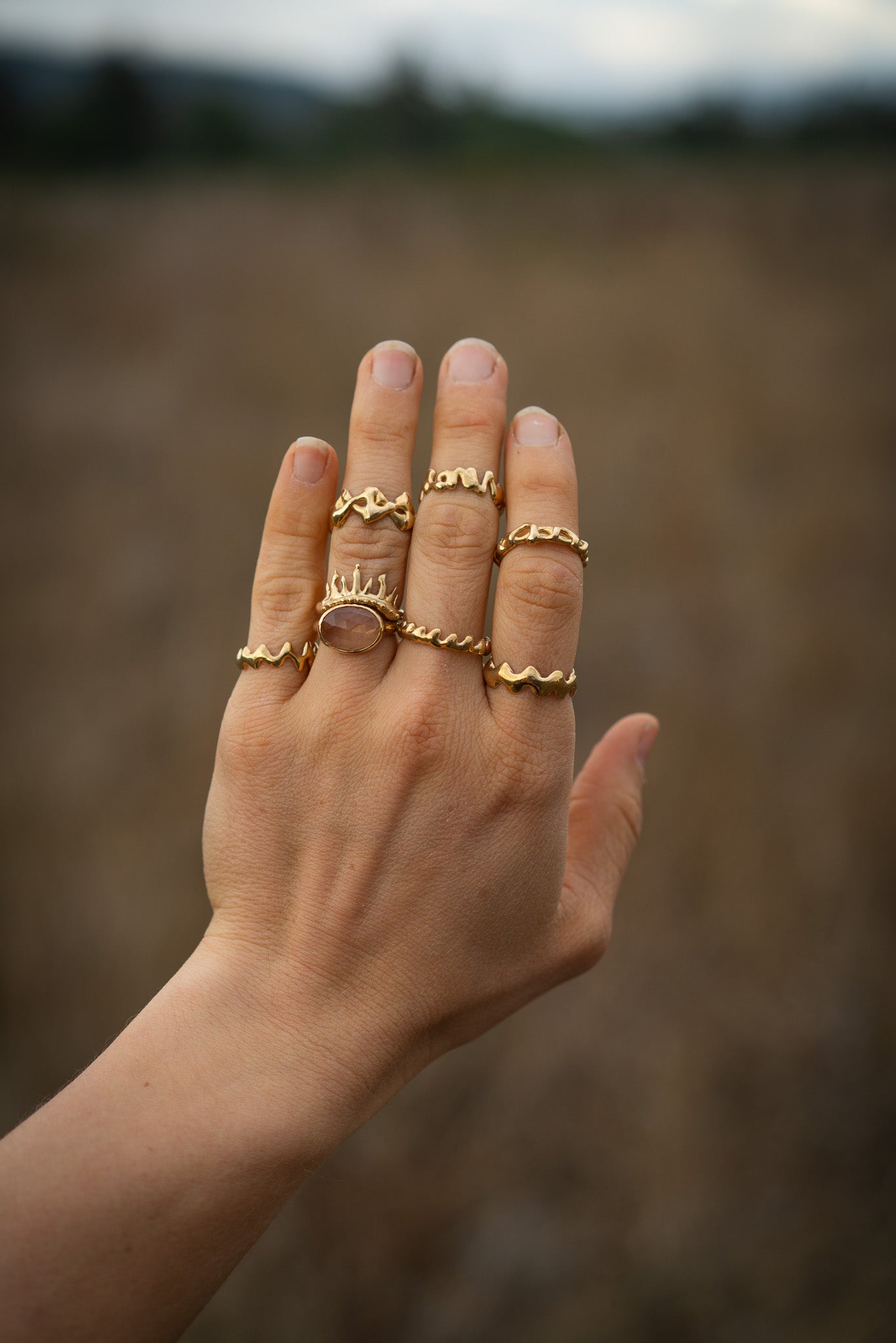 Unbound Ring 2 - Brass - Size 5.75