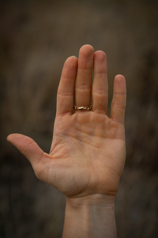 Unbound Ring 6 - Brass - Size 8