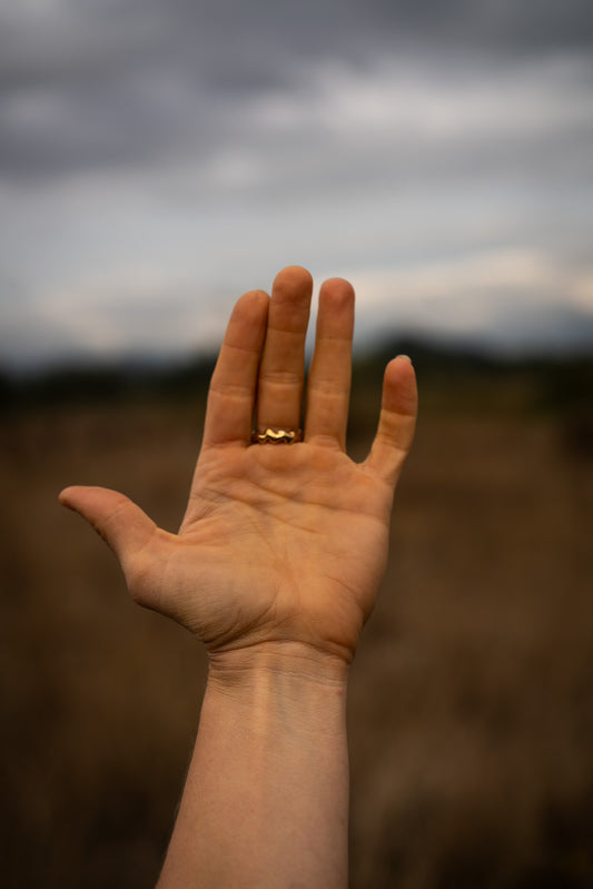 Unbound Ring 4 - Brass - Size 8.75