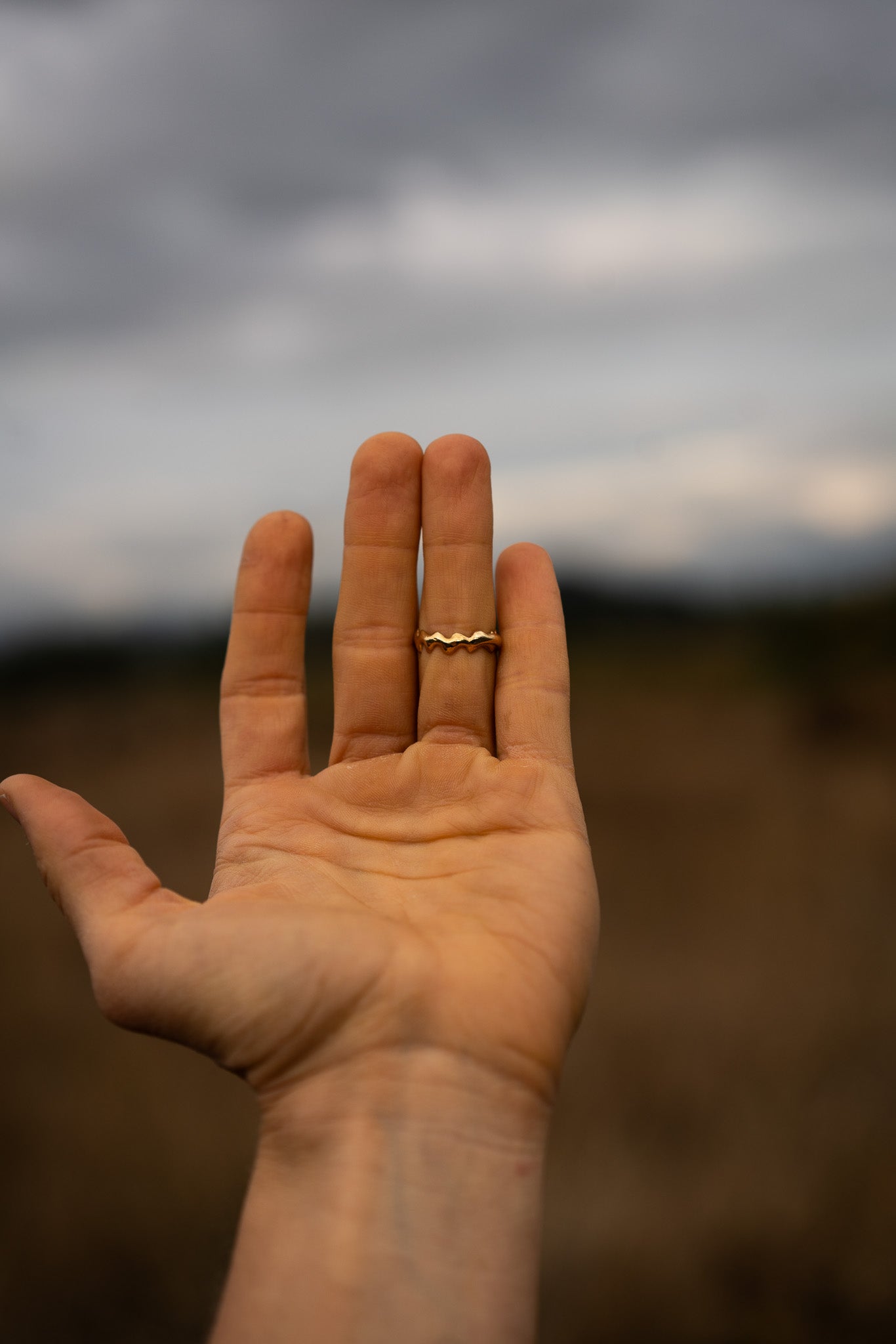 Unbound Ring 2 - Brass - Size 5.75