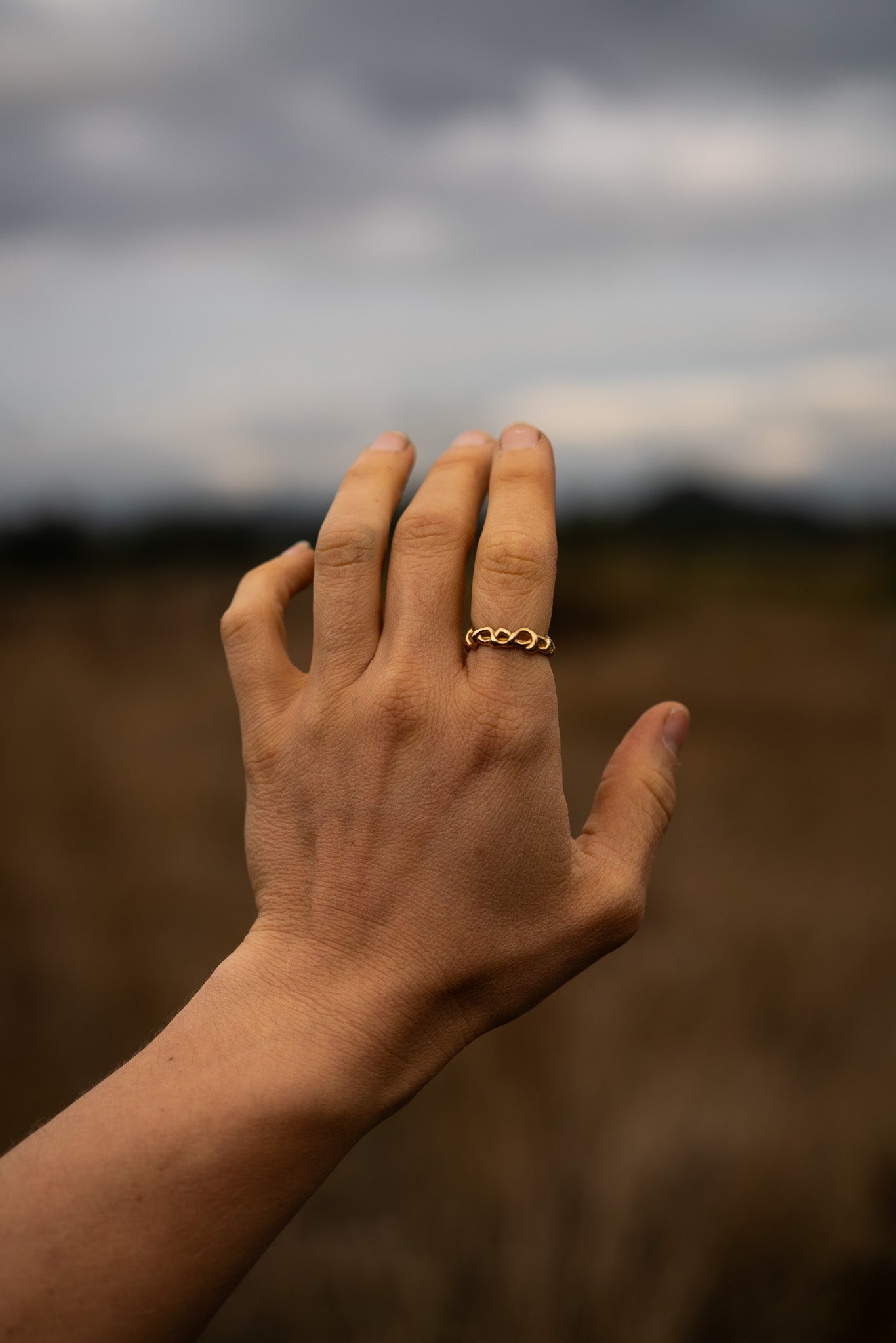 Unbound Ring 3 - Brass - Size 6.75