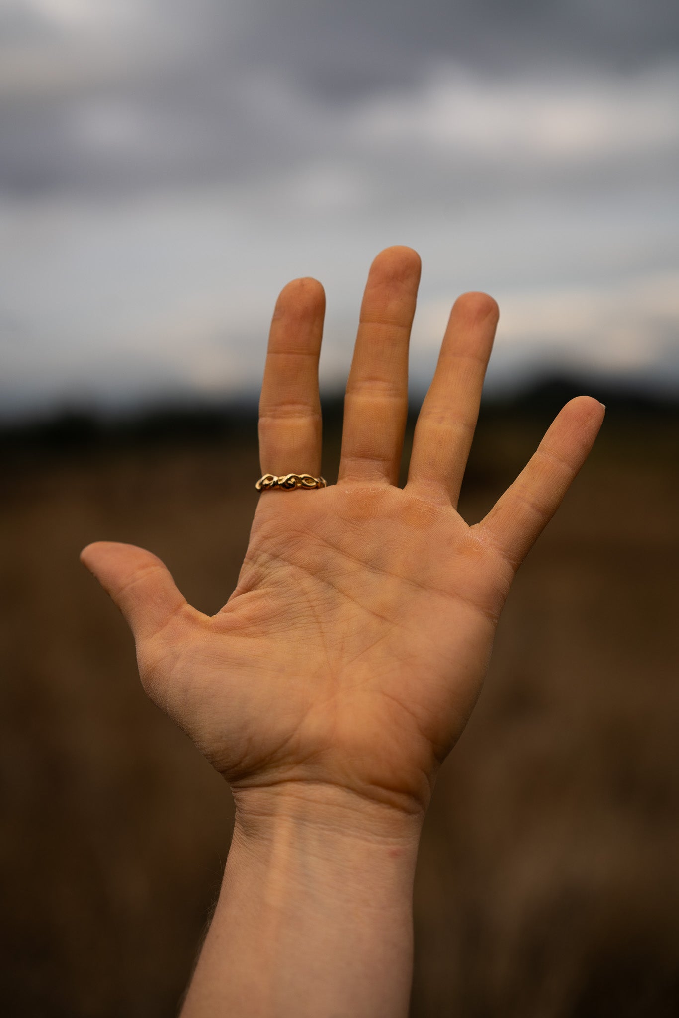 Unbound Ring 3 - Brass - Size 6.75