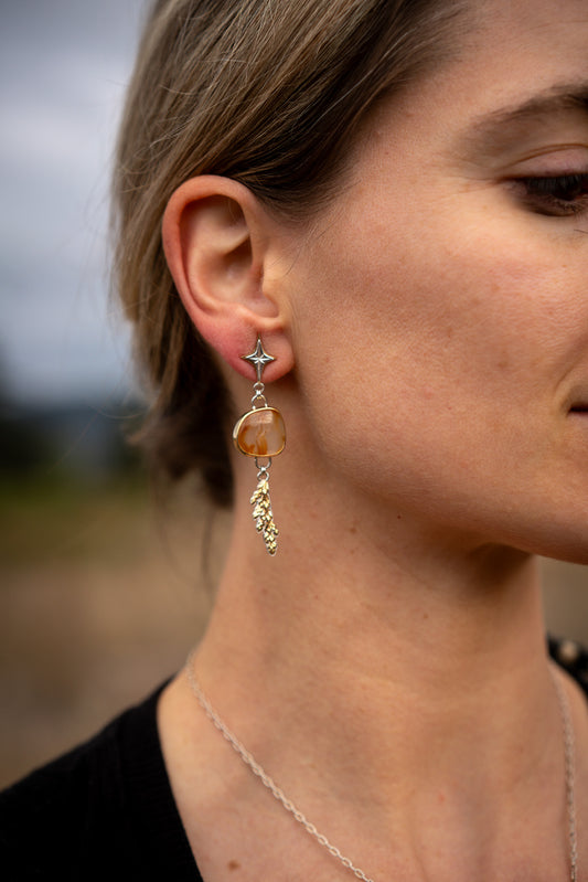 Glowing Willamette Statement Studs