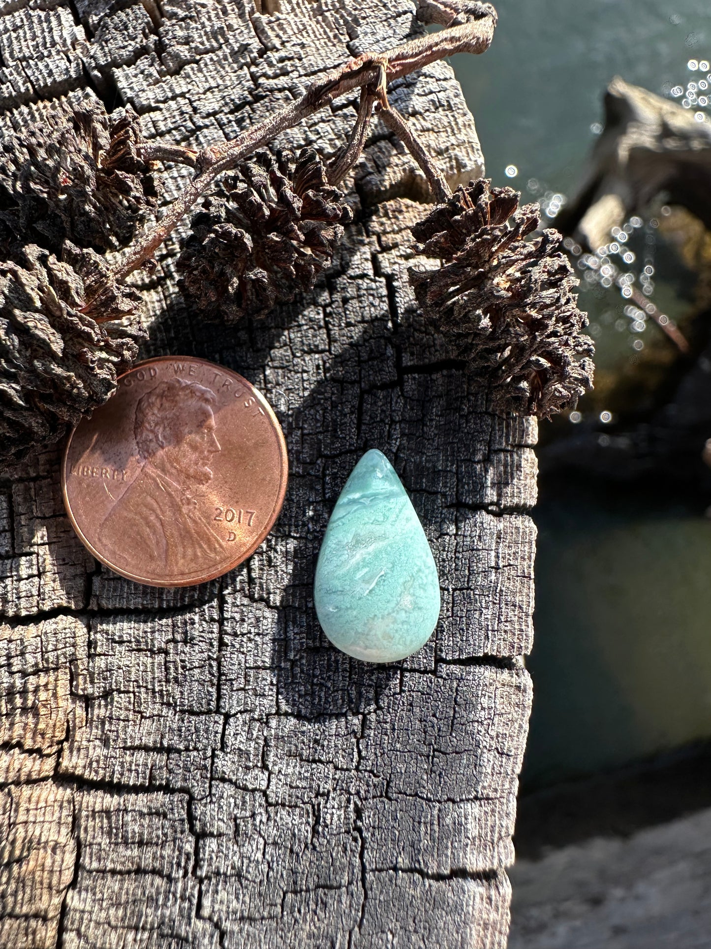 Chrome Chalcedony Cabochon