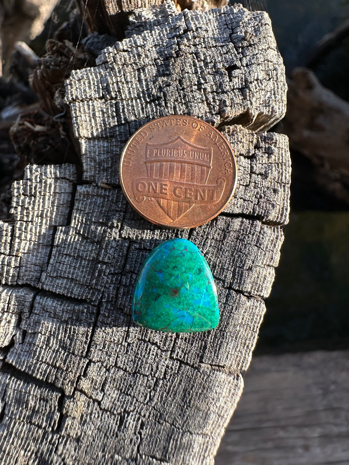 Chilean Webbed Chrysocolla Cabochon