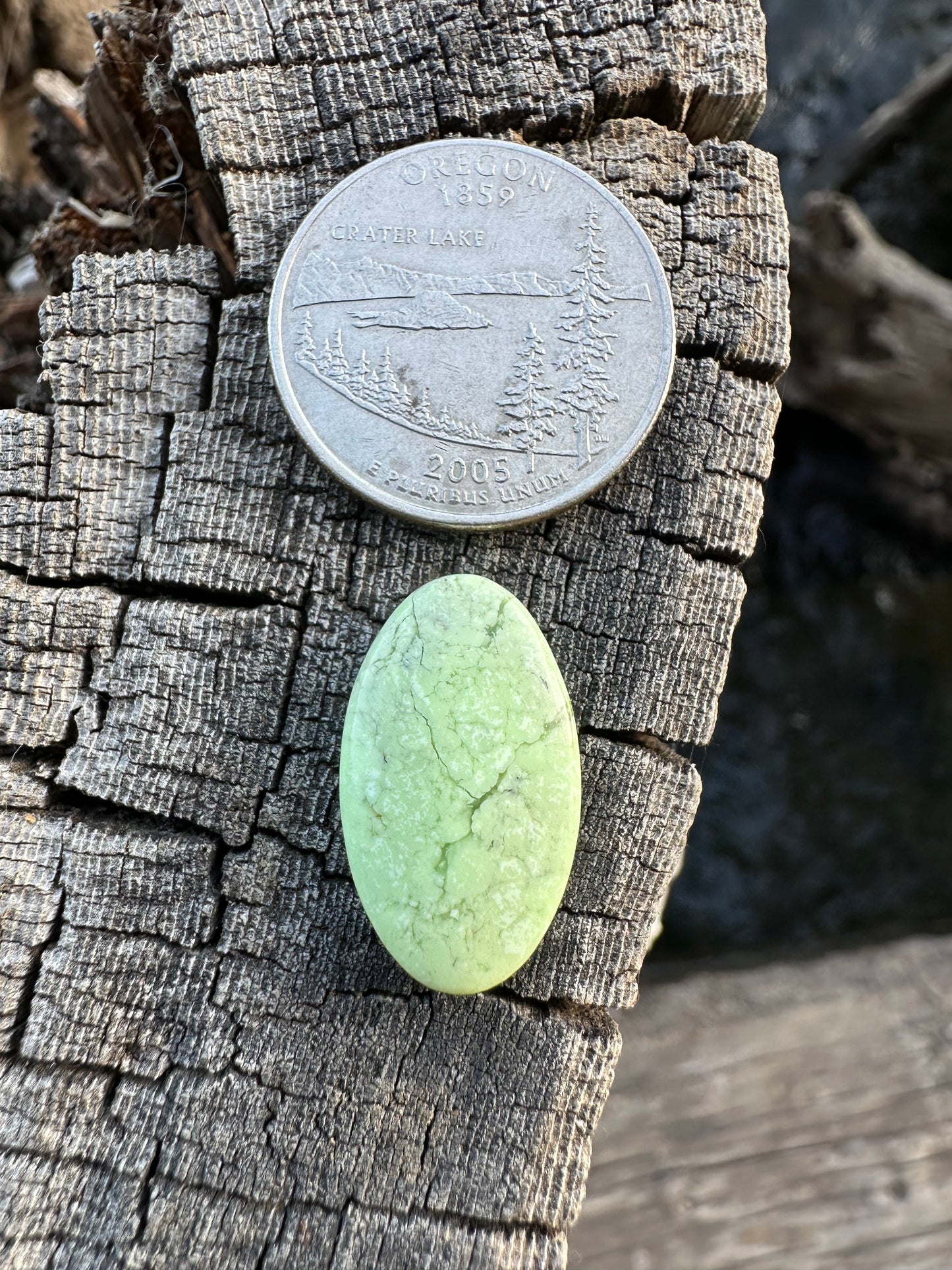 Lemon Chrysoprase Cabochon
