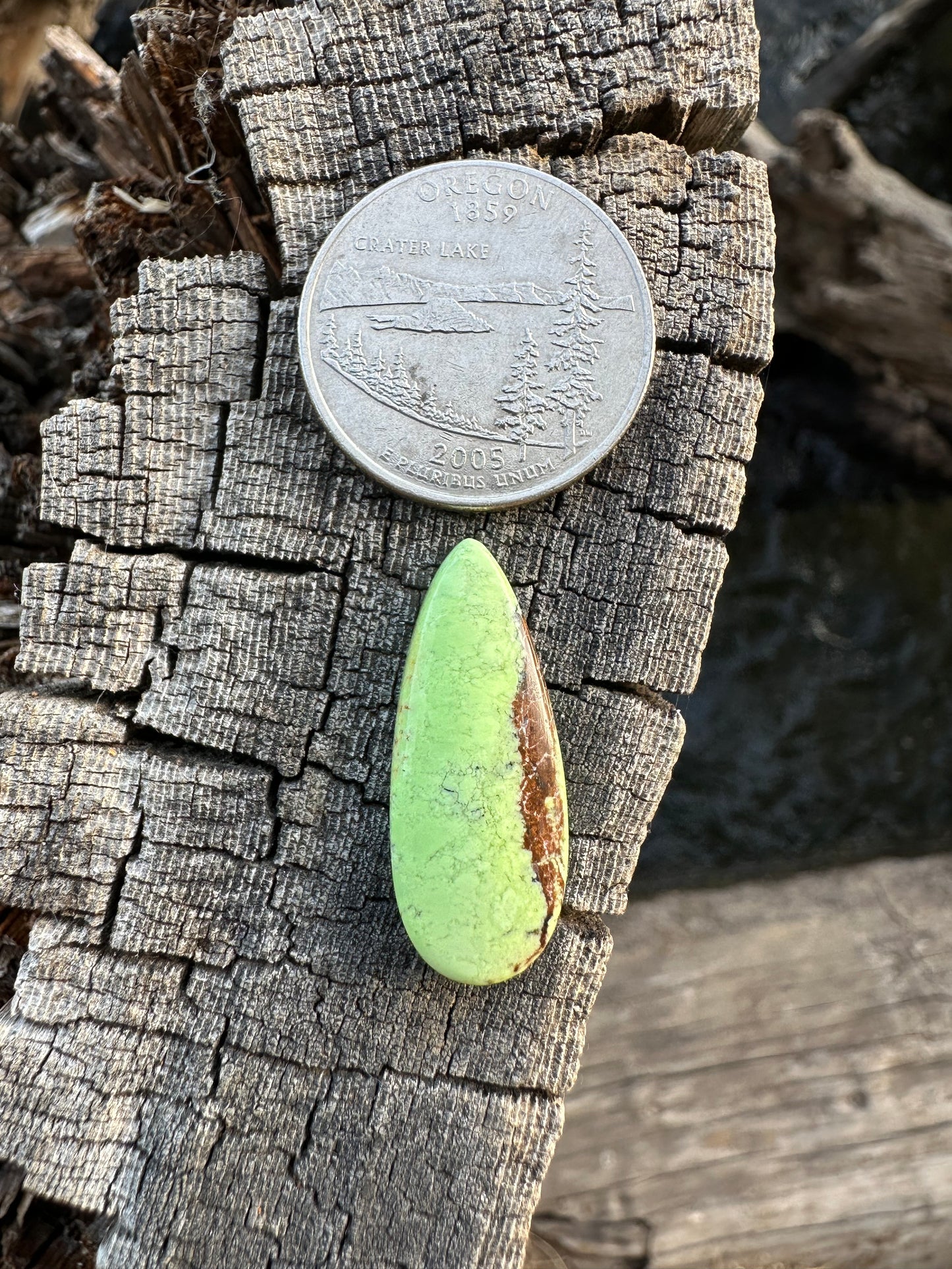 Lemon Chrysoprase Cabochon