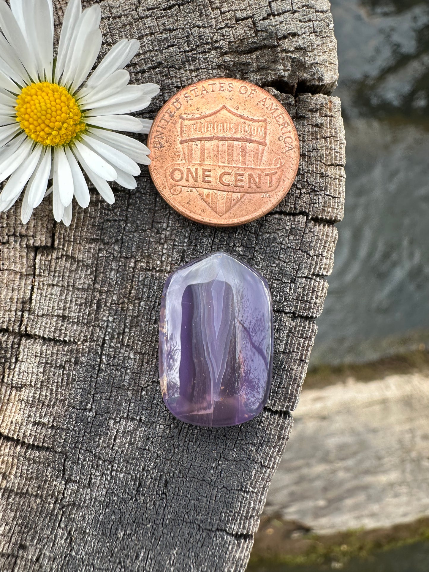 Holly Blue Agate Cabochon