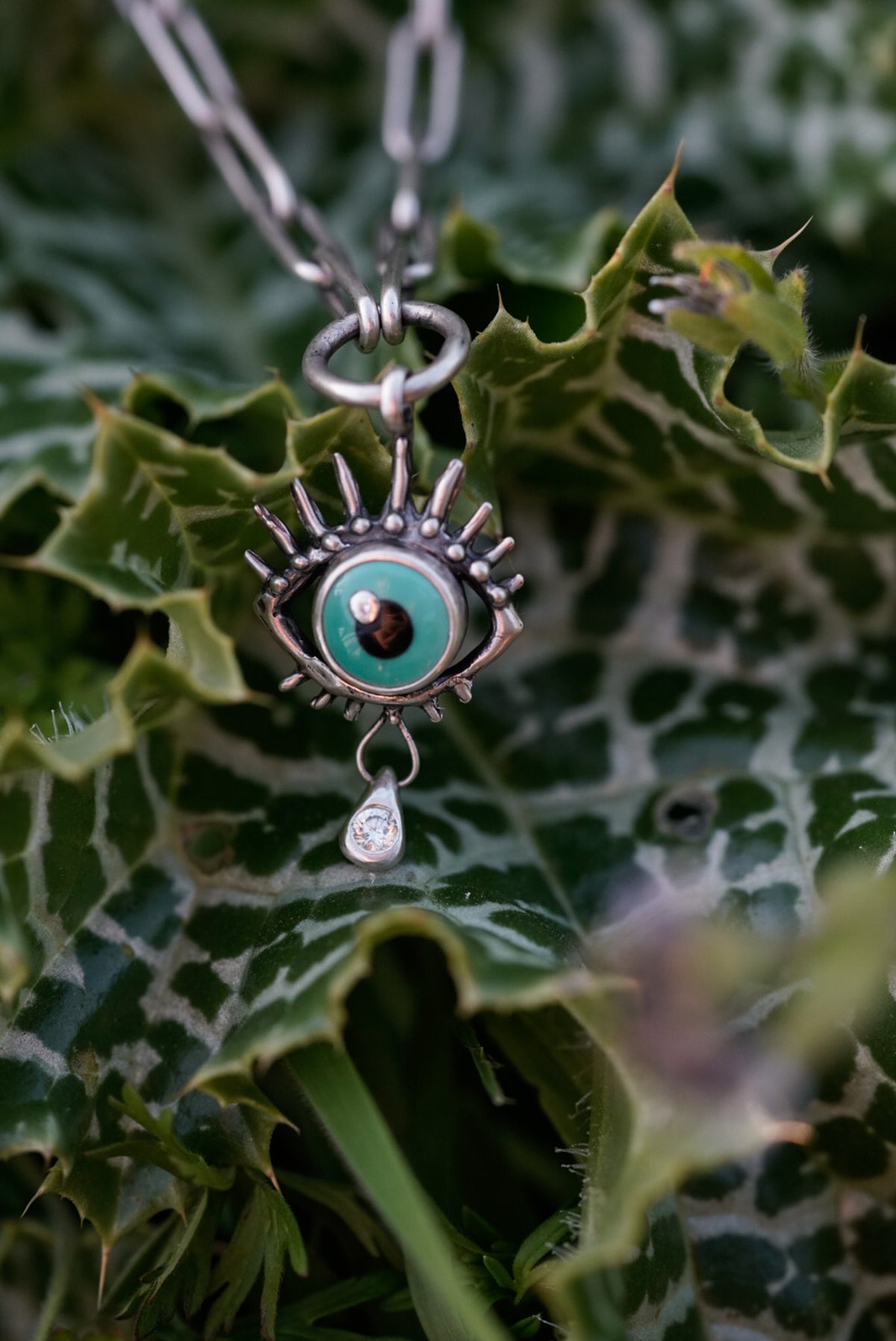 The Eye Paperclip Chain Necklace