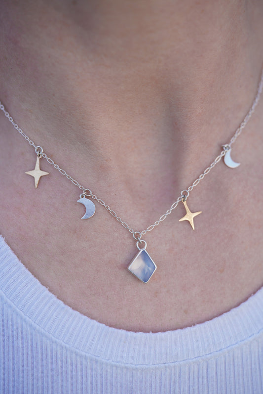 Ethereal Glow Celest Necklace