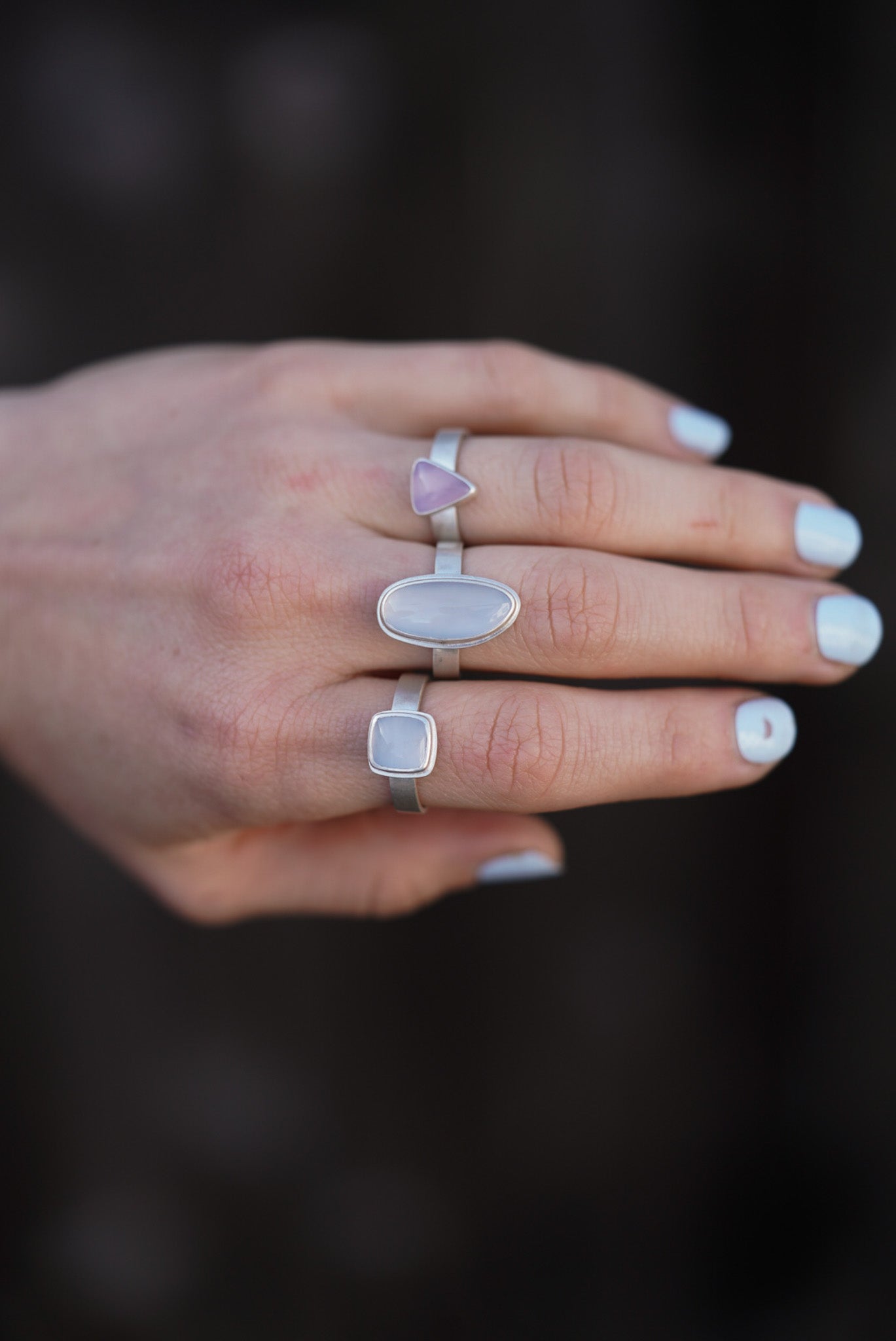 Ethereal Glow Ring - Size 6.5 Holly Blue