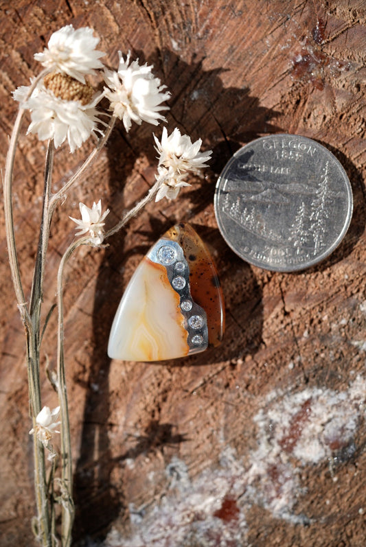 Kintarsia Cabochon - River of Diamonds