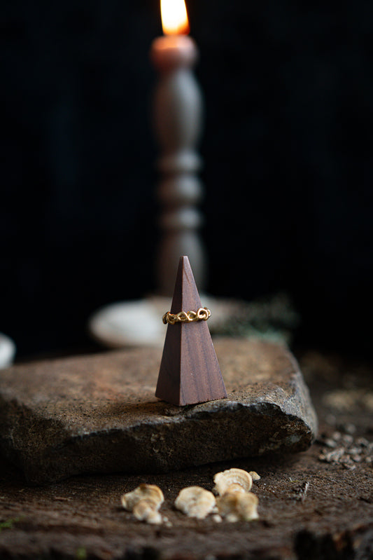 Unbound Ring 3 - Brass - Size 6.75