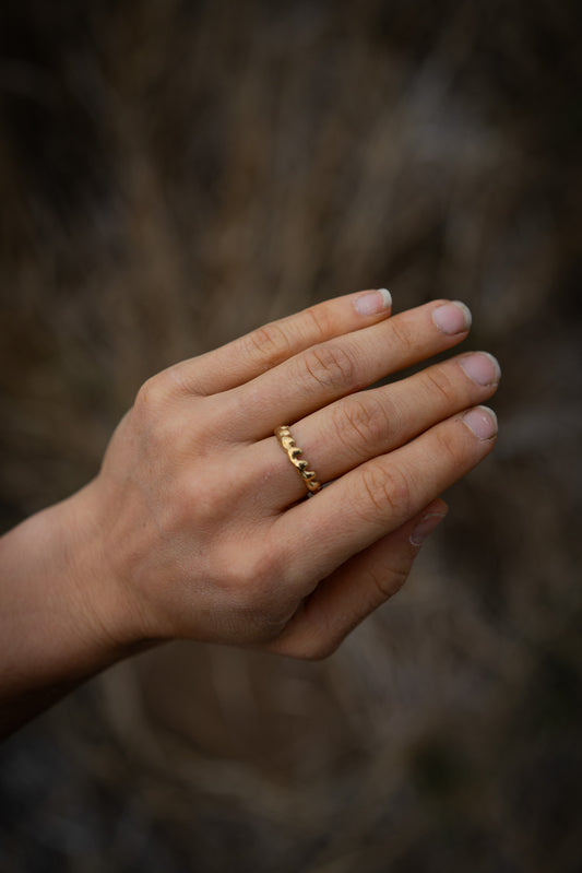 Unbound Ring 6 - Brass - Size 8