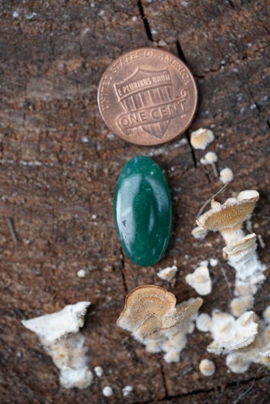 Chrome Chalcedony Cabochon