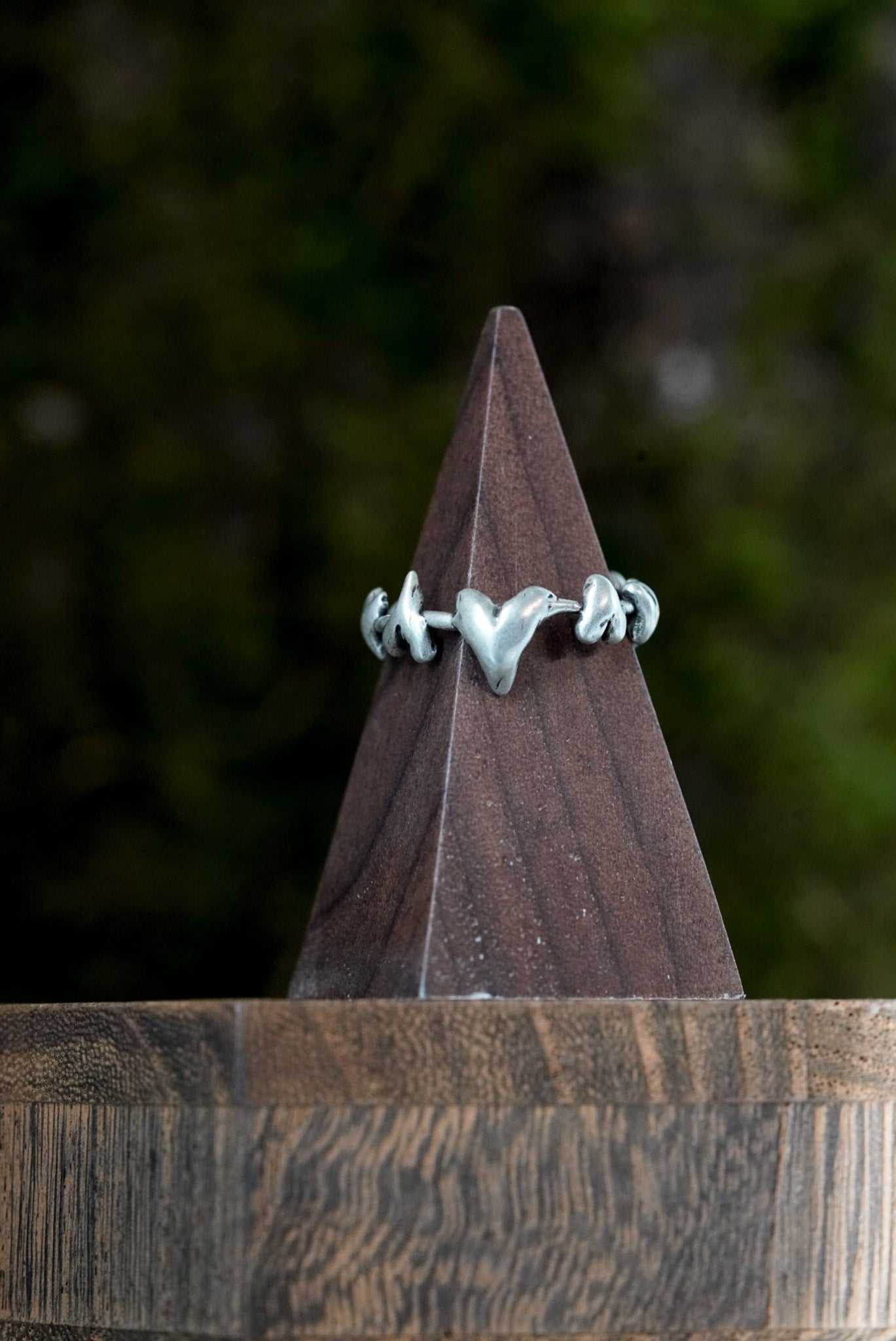 Wild Hearts Ring - Sterling Silver Size 7.25
