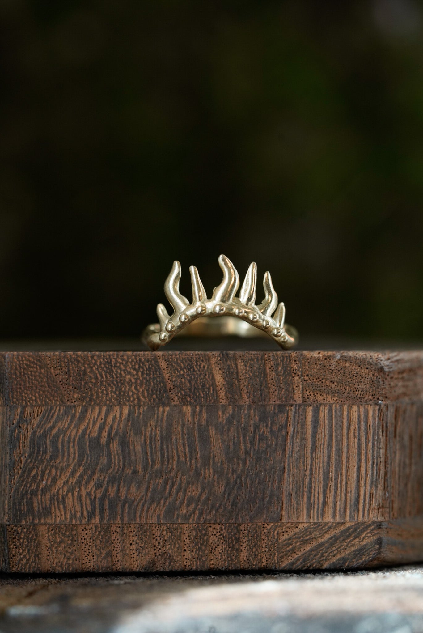 Crown of Chaos Ring - Brass Size 7.75