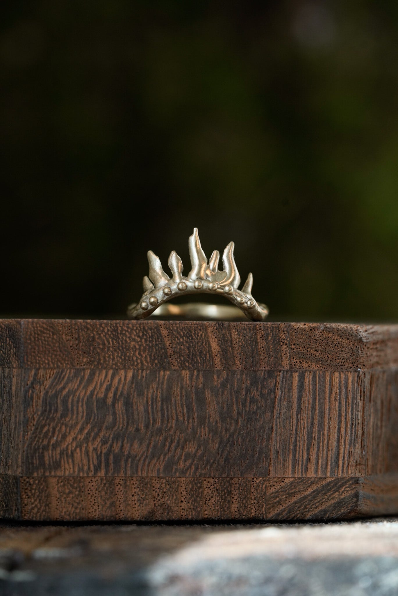 Crown of Chaos Ring - Brass Size 6.75