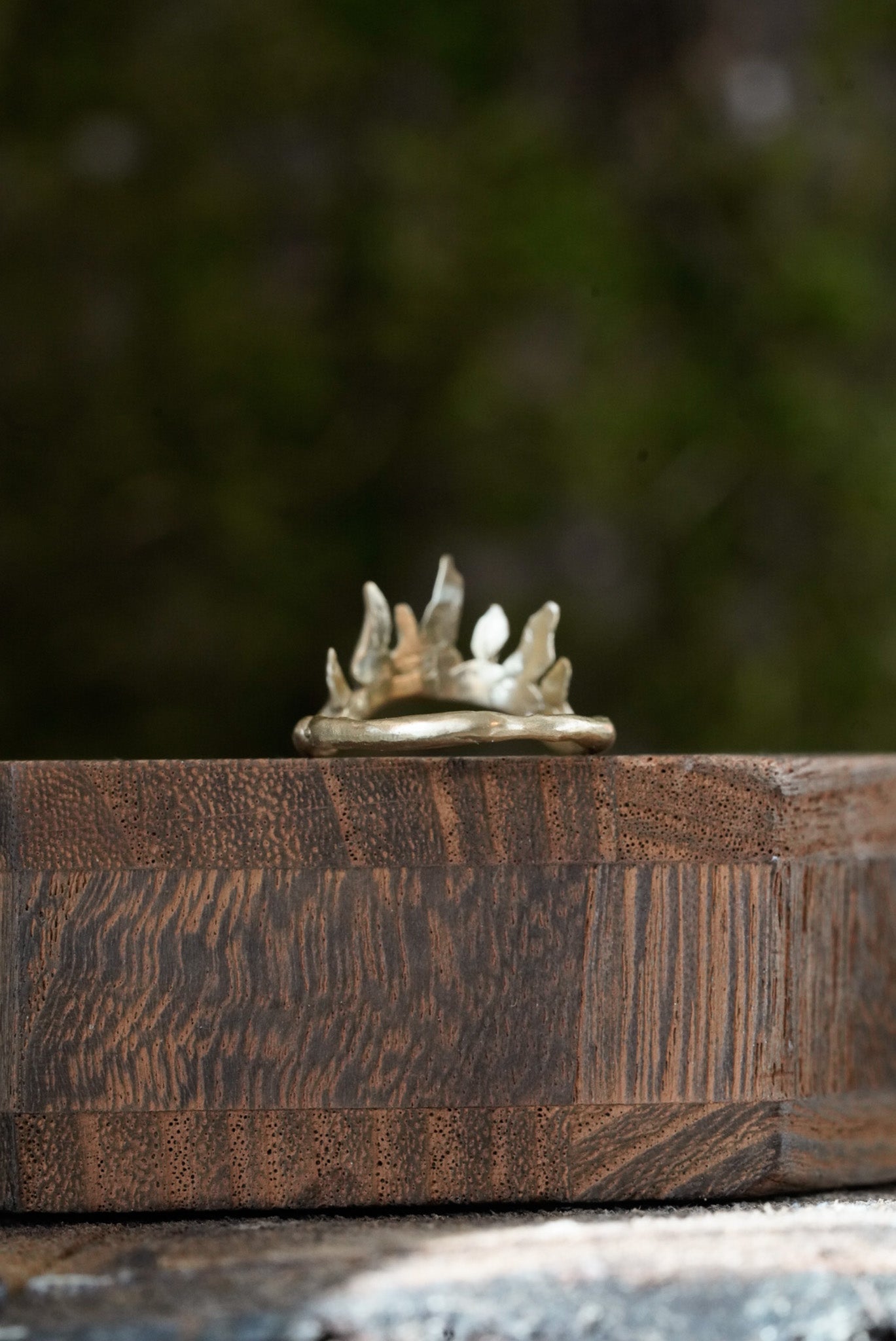 Crown of Chaos Ring - Brass Size 6.75