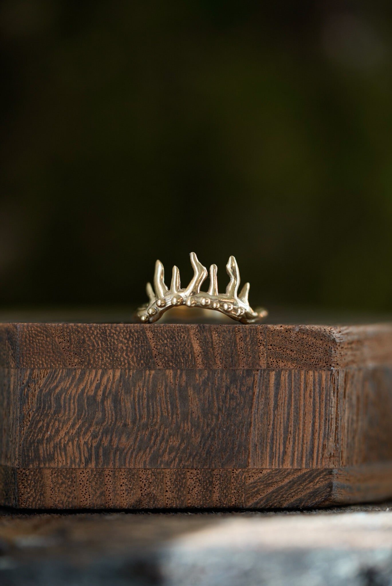 Crown of Chaos Ring - Brass Size 7.5