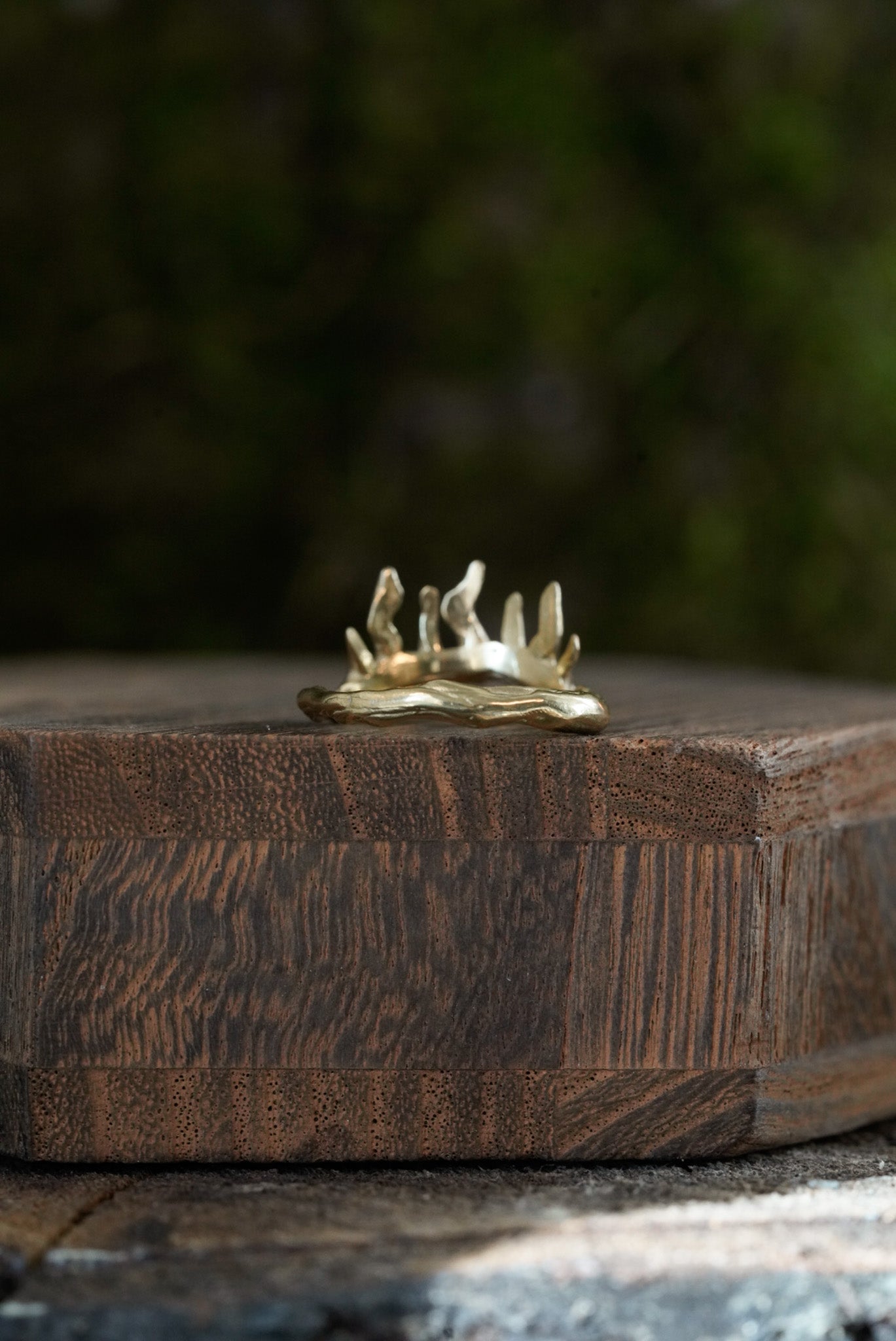 Crown of Chaos Ring - Brass Size 7.5