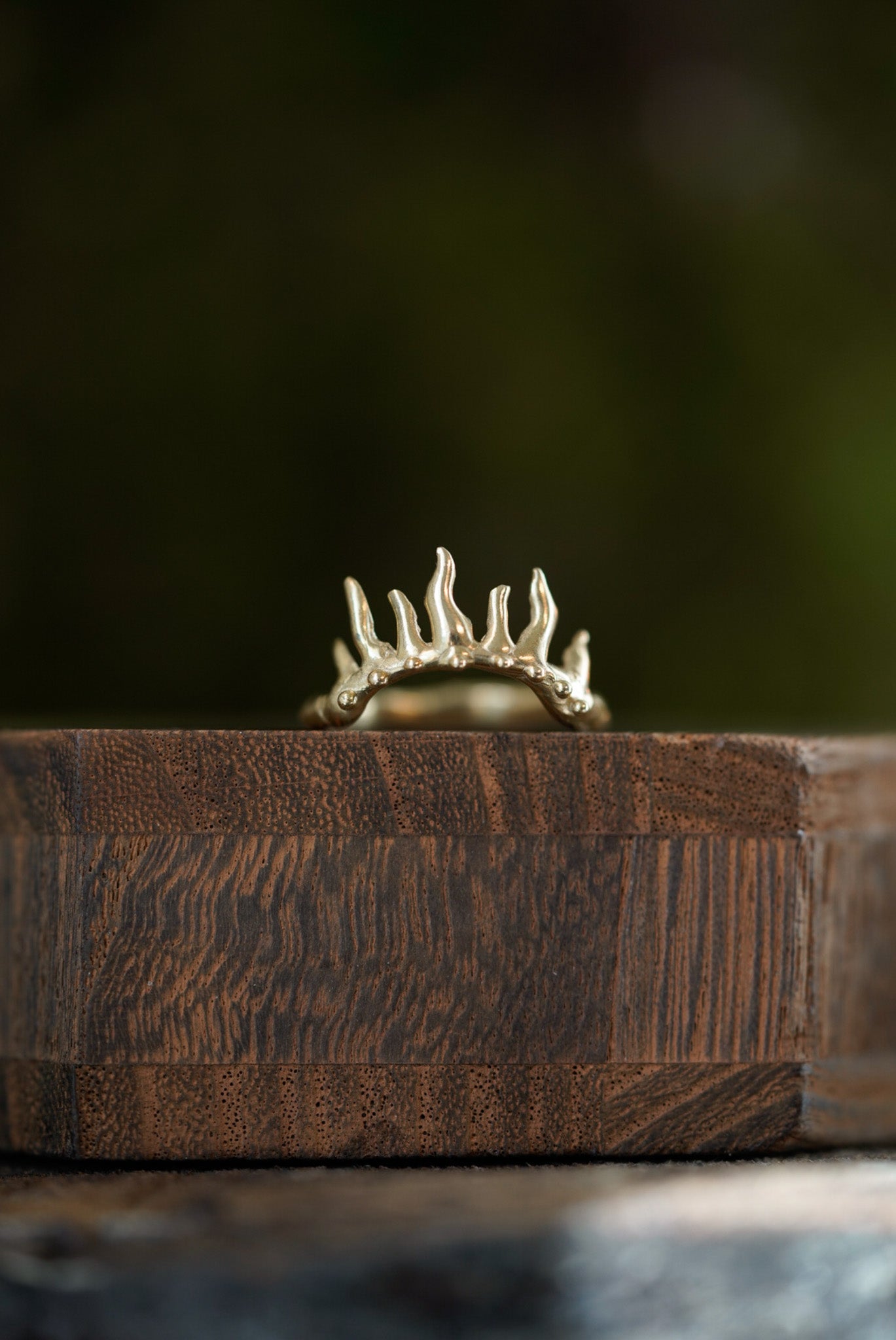 Crown of Chaos Ring - Brass Size 8