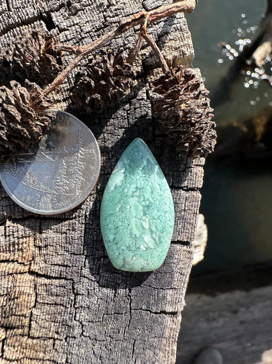 Chrome Chalcedony Cabochon