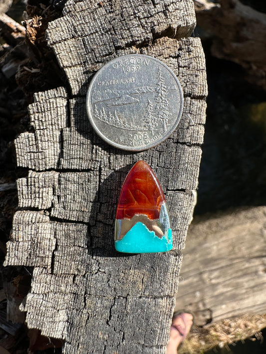 "Kintarsia" Cabochon