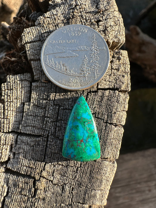 Chilean Webbed Chrysocolla Cabochon