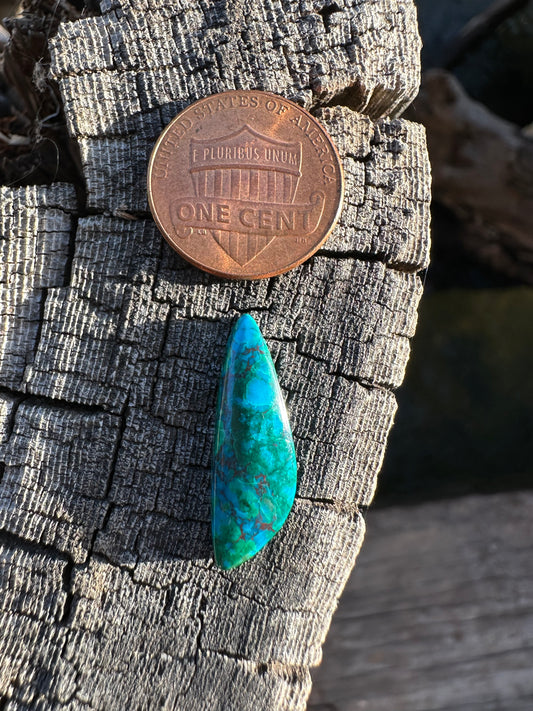 Chilean Webbed Chrysocolla Cabochon