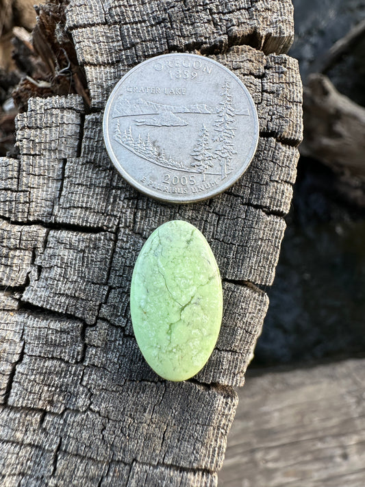Lemon Chrysoprase Cabochon